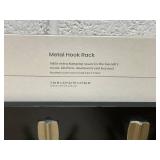 LOT OF 2 Brightroom Modern Octopus 5 Rail Nickel Hooks Black : Wall Mounted Decorative Hook Rack, Coat Rack, 22.5" Length