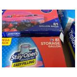 LOT OF 6 Ziploc Bags