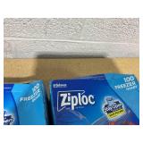 LOT OF 7 Ziploc Freezer Bags