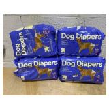LOT OF 4 up&up Dog Diapers Size L/XL