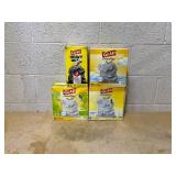 LOT OF 4 GLAD Trash Bags