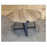Urban Industrial Faux Wrap Round Coffee Table