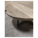 Urban Industrial Faux Wrap Round Coffee Table