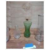 6 Assorted Glass Vases