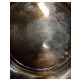 Fondue Pot, Olive Tray, Silver Palted Plate