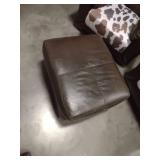 2 "Leather" Arm Chairs 1 Ottoman