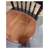 2 Vintage L Hitchcock Black and Maple Stenciled Side Chairs