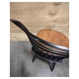 2 Vintage L Hitchcock Black and Maple Stenciled Side Chairs