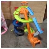 Barbie Dreamhouse Pool Party, Fisher-Price Little People Hot Wheels Spiral Stunt Speedway Playset