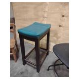3 Chairs 1 vintage kids chair 1 Upholstered Stool 1 Black "office" Chair