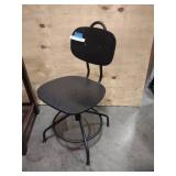 3 Chairs 1 vintage kids chair 1 Upholstered Stool 1 Black "office" Chair