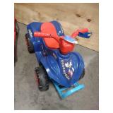 Child Power Cars Sonic 4 Wheeler and a Paw Patrol Fire Truck