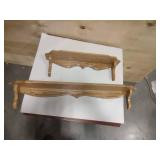 2 Display Shelves