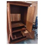 Wooden Media Cabinet