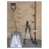 Garden Hoe Branch Loppers Scoop Shovel