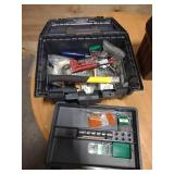 Stanley and Plano Tool Boxes Assorted Tools and Hardware