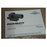 Sig Sauer Romeo 7 1x30mm Full Size Closed Red Eye Sight