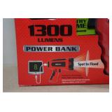 Dorcy 1300 Lumens USB Rechargeable LED Spotlight with Power Bank