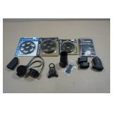 Assorted Gun Parts - Side Wheels, Sight Parts, Scope Covers
