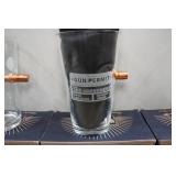 Set of Four Lucky Shot Pint Glasses with Embedded Bullets