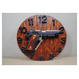 Colt 45 Pistol 10" Clock