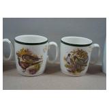 Vintage Wildlife Themed Mug Sets