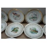 Vintage Wildlife Themed Plates