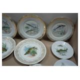 Vintage Wildlife Themed Plates