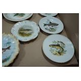 Vintage Wildlife Themed Plates