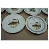 Vintage Wildlife Themed Plates