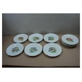 Vintage Wildlife Themed Plates