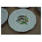 Vintage Wildlife Themed Plates
