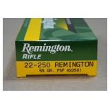 20 Remington .22-250 Rem 55 Gr PSP Ammo