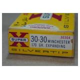 14 Western Super-X .30-30 Win 170 Gr Silvertip Ammo plus 6 Remington SP RN Rounds
