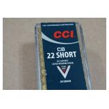 100 CCI CB .22 Short 29 Gr LRN Ammo