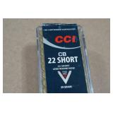 100 CCI CB .22 Short 29 Gr LRN Ammo