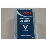50 CCI Maxi-Mag .22 WMR 40 GR TMJ Ammo