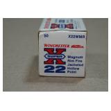50 Winchester Super-X .22 WMR 40 Gr HP Ammo