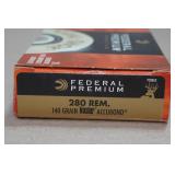 20 Federal Vital-Shok .280 Rem 140 Gr Nosler Ammo