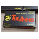 60 TulAmmo .223 Rem 55 Gr FMJ Steel Case Ammo