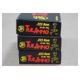 60 TulAmmo .223 Rem 55 Gr FMJ Steel Case Ammo