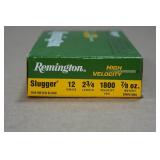 5 Remington Slugger 12 Gauge 2-3/4" Rifled Slugs