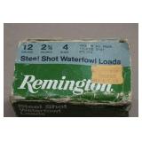 25 Remington 12 Gauge 2-3/4" Steel 4 Shot Shotshells