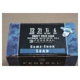 25 Federal Game Shok 12 Gauge Heavy Field 2-3/4" 6 Shot Shotshells