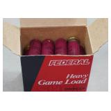 19 Federal Heavy Game Load 12 Gauge 2-3/4" 6 Shot Shotshells