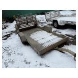 10ft Utility trailer with rear ramp gate
