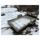 10ft Utility trailer with rear ramp gate