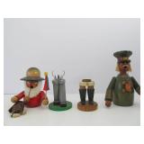 Vintage Wood German Smoker Doll Lot #2