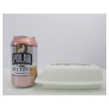 Vintage PYREX Crazy Daisy Butter Dish w/Top