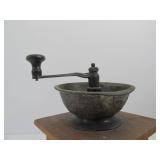 Antique Dovetailed Wood Coffee Grinder